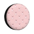 thumbnail image 1 of Naloa Pig Polka Dot PVC Leather Spare Tire Wheel Cover for Car Truck SUV Camper Trailer Universal Fit many size16 inch, 1 of 6