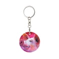 thumbnail image 1 of Naloa Pig Print Round Keychain Keychain Key Ring, Key Tag, Key Chain Bulk for Gift Accessories (Round), 1 of 7
