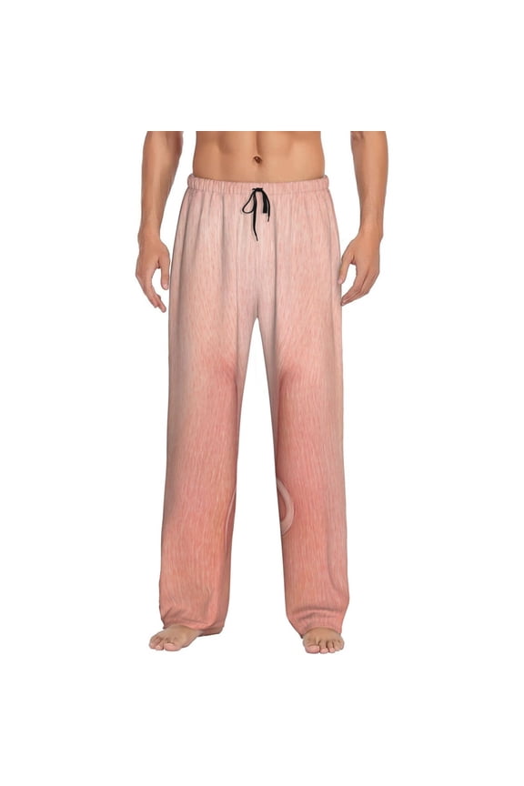 Pig'S Tail Pajama Pants Men, PJ Bottoms, Sleep & Lounge Pants-Small