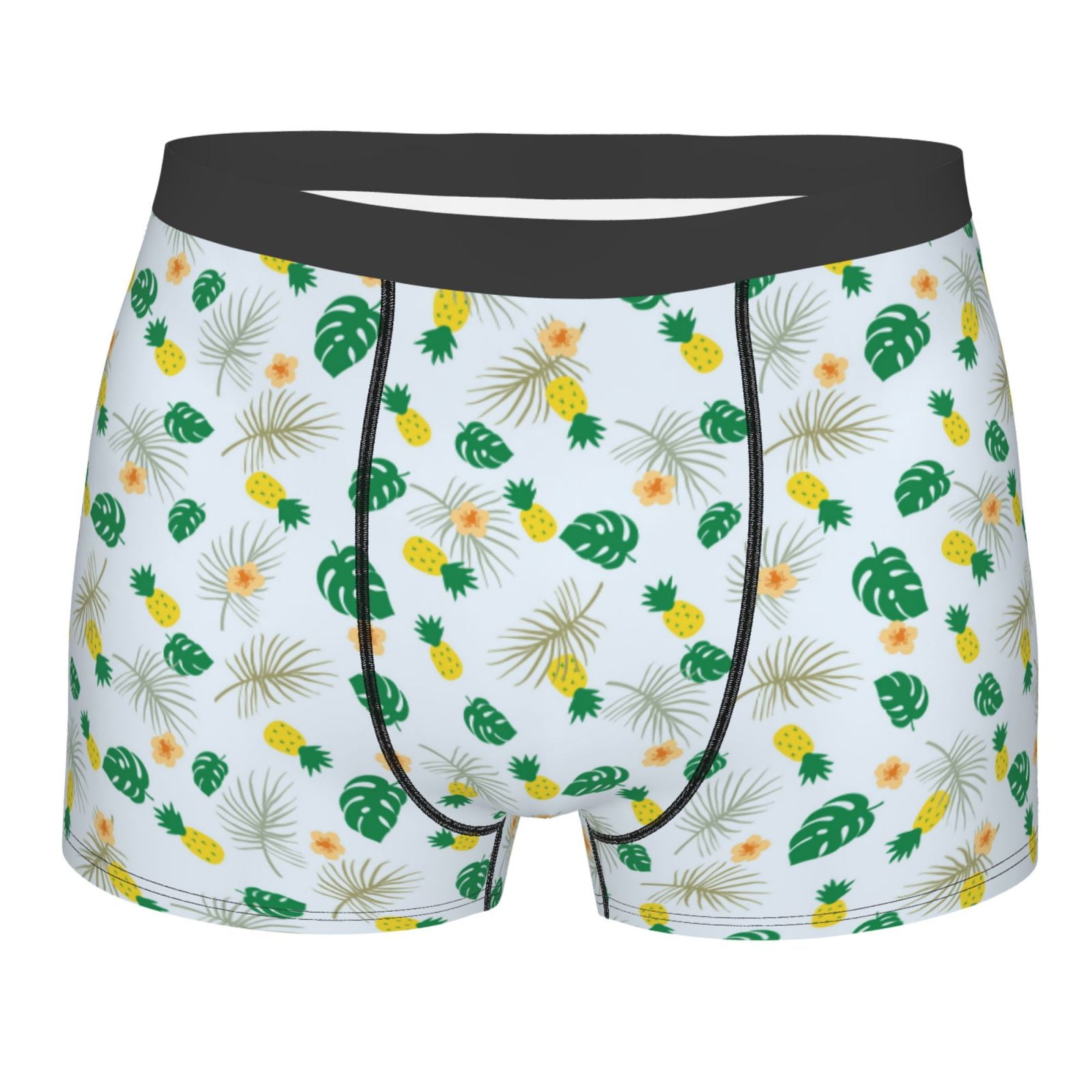 Naloa Pineapple Print Mens Underwear - Boxers for Men, Classic Briefs ...