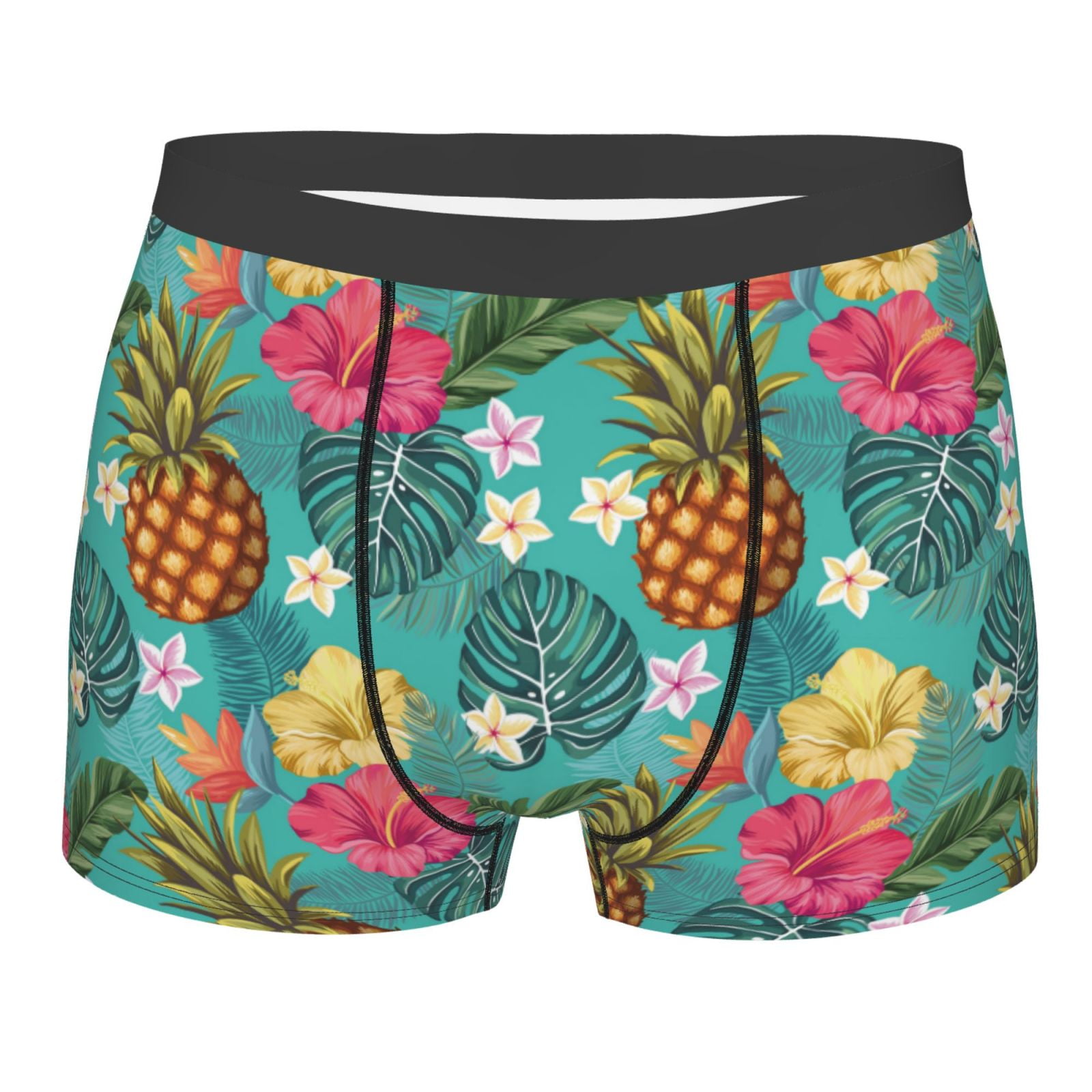 Naloa Pineapple Print Mens Underwear - Boxers for Men, Classic Briefs ...