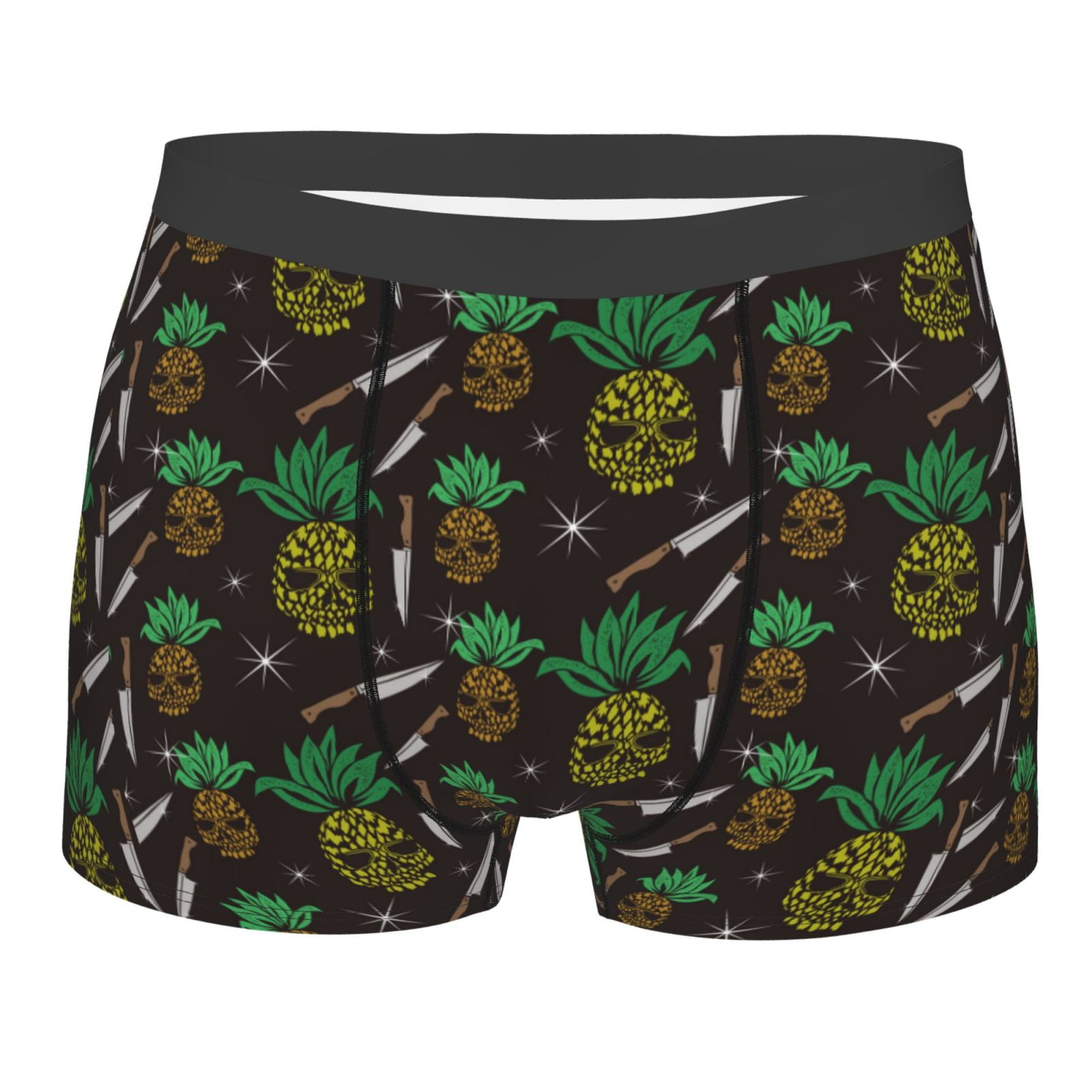 Naloa Pineapples Print Mens Underwear - Boxers for Men, Classic Briefs ...