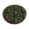 thumbnail image 1 of Naloa Pineapples Round Bar Stool Cushion Cover 12-14 inch, Fits Kitchen, Office, Restaurant Chairs - 14 inch, 1 of 7