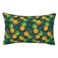 thumbnail image 1 of Naloa Pineapples with Palm Leaves Pillow Covers, Throw Pillow Case Cushion Covers,Cushion for Bedroom,Couch,Home-14"x20", 1 of 6