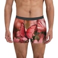 thumbnail image 1 of Naloa Pink Butterfly Men's Boxer Briefs,Soft and Breathable Cotton Underwear with ComfortFlex Waistband-Large, 1 of 5