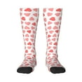 thumbnail image 1 of Naloa Pink Hearts1 Thigh High Socks Extra Long Stretchy Sock Women Over Knee High Opaque Stocking Daily Wear, 1 of 6