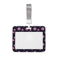 thumbnail image 1 of Naloa Pink Planets And Stars Card Badge Holder Work Badge Sleeve for Office, School, Factory, ID Credit Cards, Driver Licenses and Passes, 1 of 7