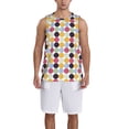 thumbnail image 1 of Naloa Polka Dot Basketball Jersey Reversible Men's Mesh Athletic Sports Shirts Training Practice S-4XLSmall, 1 of 6
