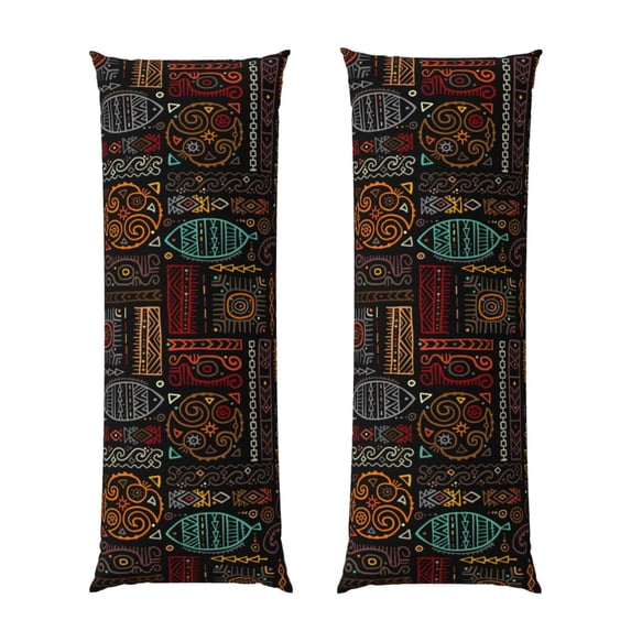 Naloa Polynesian Turtles Super Soft 20x60 Body Pillow Case,Long Side Hidden Zipper(PILLOWS ARE NOT INCLUDED)