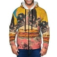 thumbnail image 1 of Naloa Psychedelic Band Hotdog Art Men’s Hoodies, Zip up Hoodie, Sweatshirts,Hoodies for Men Sizes S-3XL-3X-Large, 1 of 5