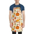 thumbnail image 1 of Naloa Pumpkin Fall Pears Apron Kitchen Aprons with Pockets for Women Men Chef, 1 of 8