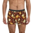 thumbnail image 1 of Naloa Pumpkin Leaf Daisy Mens Underwear - Boxers for Men, Mens Boxer Briefs, Classic Briefs for Men-XX-Large, 1 of 5