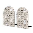 thumbnail image 1 of Naloa Puppy 2 Pcs Bookend Large Capacity Office Book Ends for Home Office Library School Study Decoration, 1 of 8