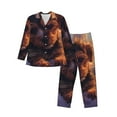 thumbnail image 1 of Naloa Puppy Lying On A Cloud Men’s Pajamas Set - Long Sleeve Button Down Sleep Shirt and Pajama Bottoms Sleepwear Set-Medium, 1 of 7