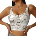 thumbnail image 1 of Naloa Puppy Sports Bras for Women, High Support Bra with Removable Pads, Comfortable - Small, 1 of 9
