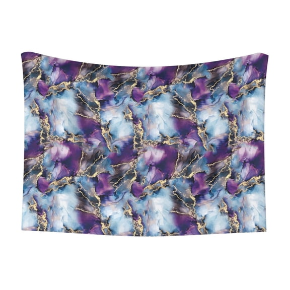 Naloa Purple Marble Texture Dog Blanket, 3 Sizes Cat Blanket for Indoor Cats Large Medium Small Dog Gifts-Large