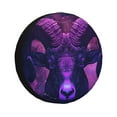 thumbnail image 1 of Naloa Purple Starry Sky Antelope PVC Leather Spare Tire Wheel Cover for Car Truck SUV Camper Trailer Universal Fit many size17 inch, 1 of 6