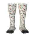 thumbnail image 1 of Naloa Rabbit And Butterfly Thigh High Socks Extra Long Stretchy Sock Women Over Knee High Opaque Stocking Daily Wear, 1 of 6