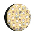 Naloa Rabbit And Candy PVC Leather Spare Tire Wheel Cover for Car Truck