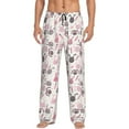 thumbnail image 1 of Naloa Rabbit And Carrot Pajama Pants Men, PJ Bottoms, Sleep & Lounge Pants-Small, 1 of 6