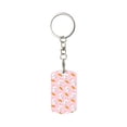 thumbnail image 1 of Naloa Rabbit And Carrot Print Keyfob with Split Key Ring and Print Labels, Key Labels Key Chain Tags, Luggage Tags, Car Key Chain Ring Keyfob Gift, 1 of 7