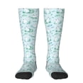 thumbnail image 1 of Naloa Rabbit And Dragonfly Thigh High Socks Extra Long Stretchy Sock Women Over Knee High Opaque Stocking Daily Wear, 1 of 6