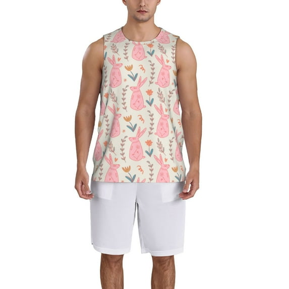 Naloa Rabbit Basketball Jersey Reversible Men's Mesh Athletic Sports Shirts Training Practice S-4XL4X-Large