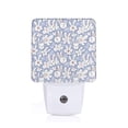 thumbnail image 1 of Naloa Rabbit And Floral Night Lights Plug into Wall, Dusk to Dawn Sensor Warm White Led Night Light 0.5W, Nightlight suit for Adults, Bedroom, Bathroom, Hallway, Kitchen, 1 of 5