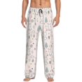 thumbnail image 1 of Naloa Rabbit Forest Pajama Pants Men, PJ Bottoms, Sleep & Lounge Pants-Medium, 1 of 6