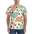thumbnail image 1 of Naloa Racket and Tennis Ball Men's T-Shirt Sport T-shirt Men's Basic Tee Casual Men's Shirt, Round Neck, Short Sleeves - Small, 1 of 5