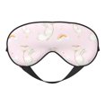 thumbnail image 1 of Naloa Rainboe And Rabbit Print Sleep Mask for Sleeper, Light Blocking Sleeping Eye Mask for Women Men, Eye Shade with Adjustable Strap for Travel, Nap,Meditation, 1 of 7