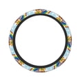 thumbnail image 1 of Naloa Rainbow Animals on Noah's Ark Elastic Steering Wheel Cover, Auto Steering Wheel Cover – 15 Inch , Comfortable Grip, Fit Suvs,Vans Cars,Trucks, 1 of 8
