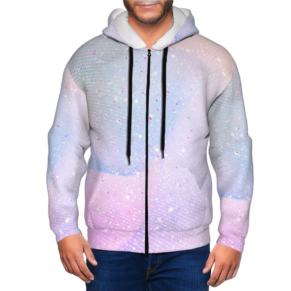 Naloa Rainbow Men’s Hoodies, Zip up Hoodie, Sweatshirts,Hoodies for Men Sizes S-3XL-Small