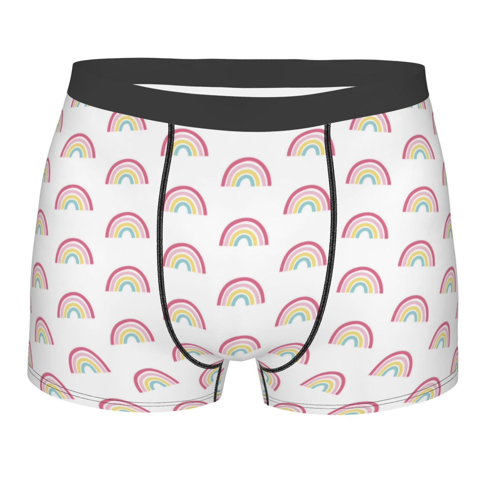 Naloa Rainbow Print Mens Underwear - Boxers for Men, Classic Briefs for ...