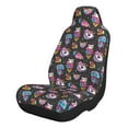 thumbnail image 1 of Naloa Rainbow Unicorn And Cat Icecream Car Seat Covers 2PCs Front Car Seat Covers Universal fit for Most Cars SUVs and Trucks - 1, 1 of 5