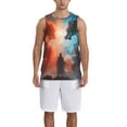 thumbnail image 1 of Naloa Red And Blue Sky Dragon Basketball Jersey Reversible Men's Mesh Athletic Sports Shirts Training Practice S-4XLLarge, 1 of 6