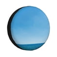 thumbnail image 1 of Naloa Red And White Lighthouse PVC Leather Spare Tire Wheel Cover Spare Tire Cover, for Car Truck SUV Camper Trailer Universal Fit(14-17in)-17 inch, 1 of 6