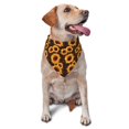 thumbnail image 1 of Naloa Red Black Plaid Sunflower Dog Bandanas 1PC Washable Triangle Dog Scarfs Premium Durable Fabric, for Small Medium Large Dogs and Cats, 1 of 6