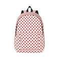 thumbnail image 1 of Naloa Red Cross Canvas Backpack for Men Women Rucksack Casual Travel Daypack College Tote Satchel Bookbag for Teens-Small, 1 of 7