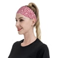 thumbnail image 1 of Naloa Red Flowers Fashionable Sport Sweatband for Running, Yoga, Basketball - Head Circumference 19.6-22.4 inches, 1 of 1