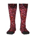 thumbnail image 1 of Naloa Red Glitter Knee Socks, High Socks Long Stretchy Sock Women Knee High Stocking, Long Socks for Women, 1 of 6
