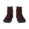 thumbnail image 1 of Naloa Red Hot Chili Ankle Socks for Women Non Slip Socks No Show Socks Classic Low Cut Casual Socks Casual Socks, 1 of 7