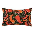 thumbnail image 1 of Naloa Red Hot Chili Pillowcase, Throw Pillowcase, Wrinkle-Free, Stain-Resistant with Hidden Zipper for Bedroom Sofa - 14"x20", 1 of 9