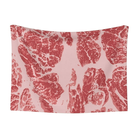 Naloa Red Meat Dog Blanket, 3 Sizes Cat Blanket for Indoor Cats Large Medium Small Dog Gifts-Small