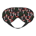thumbnail image 1 of Naloa Red Mushrooms Print Sleep Mask for Sleeper, Light Blocking Sleeping Eye Mask for Women Men, Eye Shade with Adjustable Strap for Travel, Nap,Meditation, 1 of 7