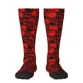 thumbnail image 1 of Naloa Red Skulls 3 Knee Socks, High Socks Long Stretchy Sock Women Knee High Stocking, Long Socks for Women, 1 of 6