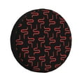 thumbnail image 1 of Naloa Red Snake PVC Leather Spare Tire Wheel Cover for Car Truck SUV Camper Trailer Universal Fit many size15 inch, 1 of 6