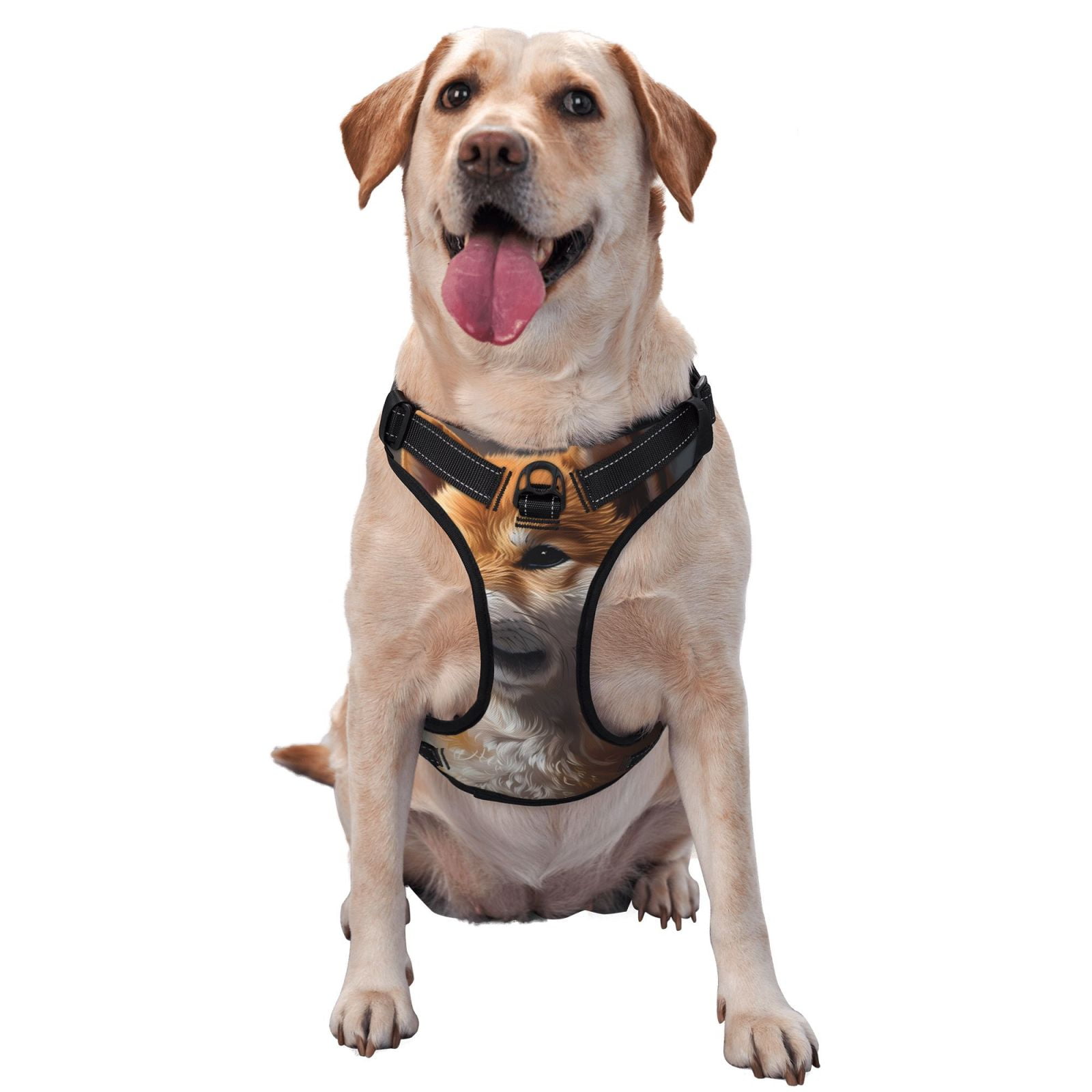 Naloa Regal Shiba Inu Dog Harness, Pet Harness Vest with Traction Rope, Dog Vest for Outdoor, Walking - {sizeName}-X-Large