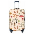 thumbnail image 1 of Naloa Retro Autum Mushrooms Elastic Suitcase Protector, Travel Suitcase Protector Cover Fits 18-32in Suitcase - Small, 1 of 1
