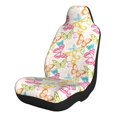 thumbnail image 1 of Naloa Retro Colorful Butterfly Car Seat Covers 2PCs Front Car Seat Covers Universal fit for Most Cars SUVs and Trucks - 2 PCS, 1 of 5